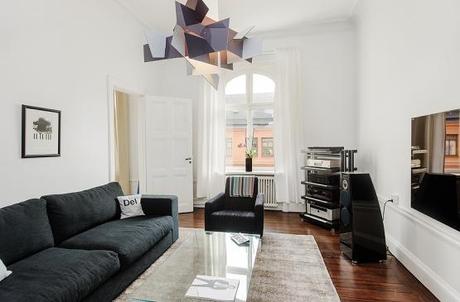 suelos de madera oscura diseño nórdico escandinavo masculino decoración pisos pequeños mini pisos decoración oscura lineas rectas decoración masculina decoración interiorismo para chicos decoración high tech decoración contemporanea masculina blog decoración nórdica 