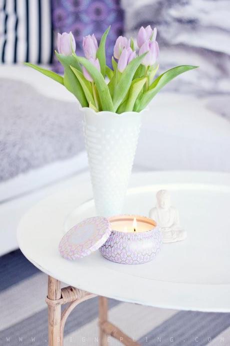 INSPIRACION PARA UN SALON FEMENINO Y SERENO