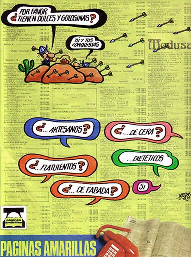 Páginas amarillas Publicidad de los años 80