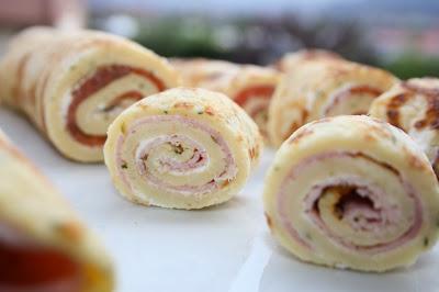 rollitos de salmón / Lachsröllchen