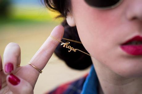 Tartan And Cut Out Booties For A Casual Look