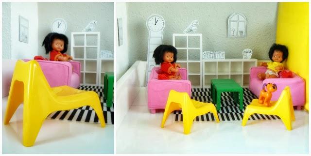 Muebles miniatura de Ikea para la pizquilla
