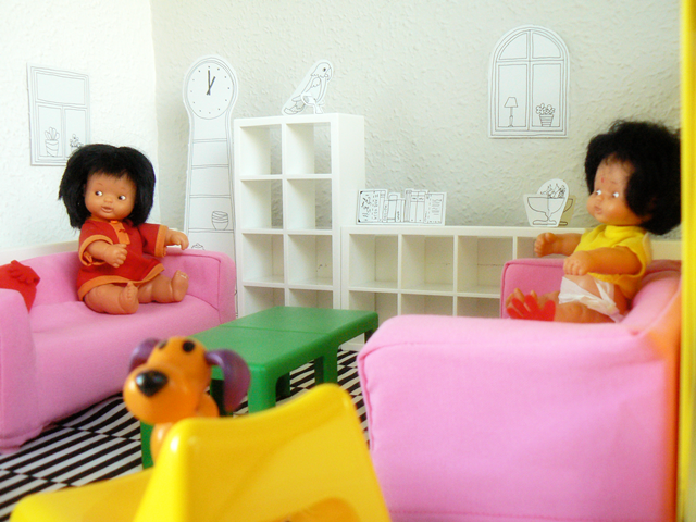 Muebles miniatura de Ikea para la pizquilla