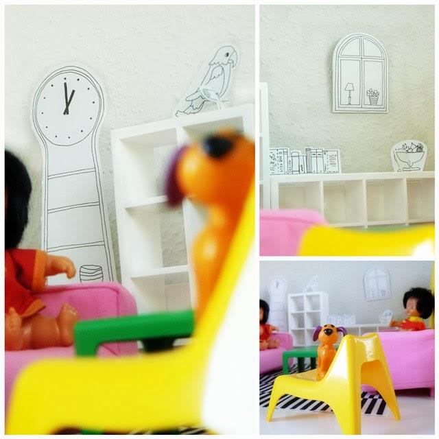 Muebles miniatura de Ikea para la pizquilla