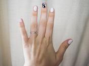 White nails.