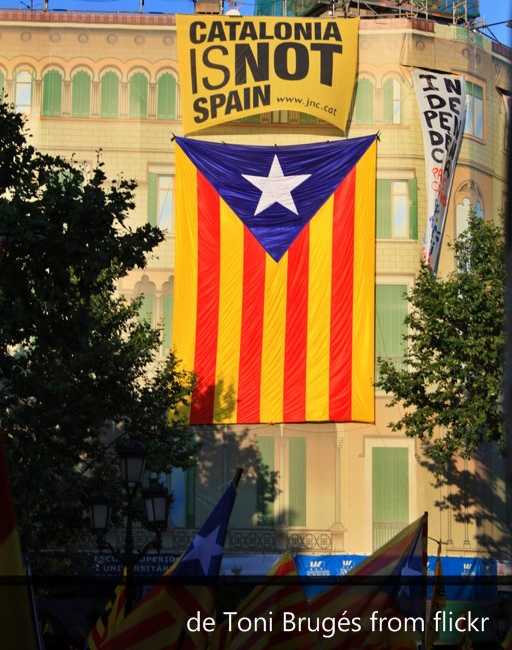 Catalonia is not spain. de Toni Brugés from Flickr La independencia Catalana como escapatoria de la debacle española