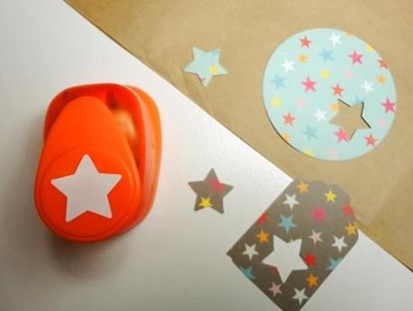 Troquel perforador con forma de estrella de 2,5cm troqueladora punch palanca estrella navidad fiesta etiquetas scrapbooking