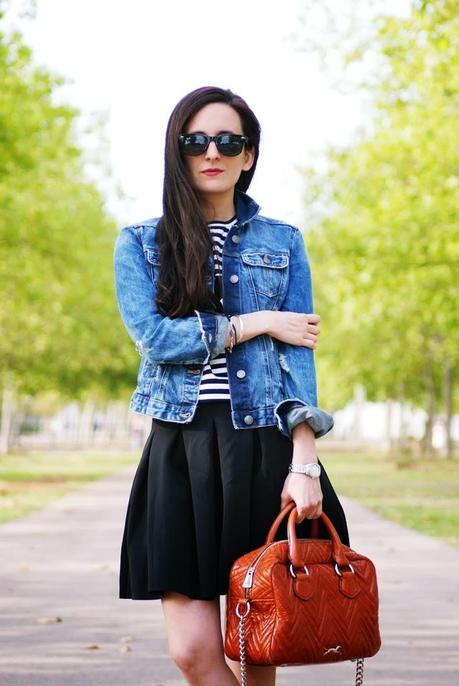 SKATER SKIRTFalda/Skirt: Frontrowshop , Camiseta logo Bat...