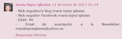 Ganadora Sorteo Top & Up Eternelle Pharma