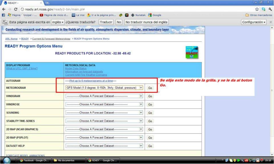 Obtener pronóstico climático
