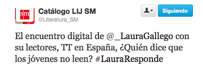 Encuentro digital con Laura Gallego en Twitter: #LauraResponde