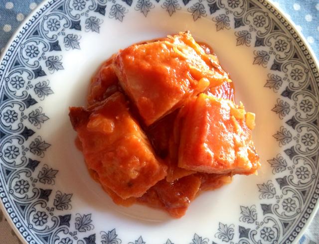 Bacalao Frito con Tomate