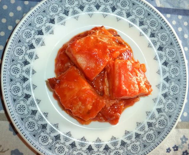 Bacalao Frito con Tomate