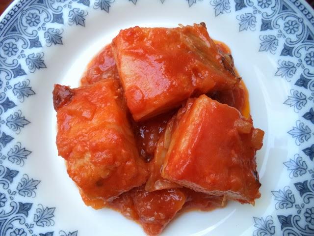 Bacalao Frito con Tomate