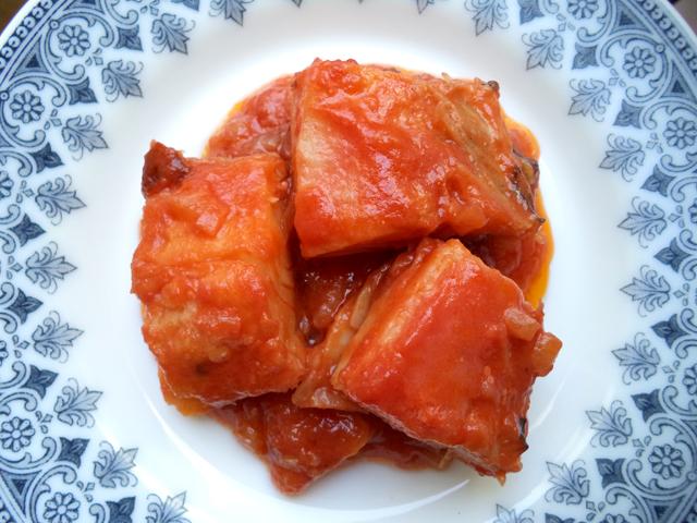 Bacalao Frito con Tomate