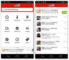 Yelp para Android y su nueva actualización 1