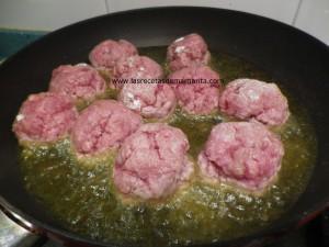 Albóndigas con uvas