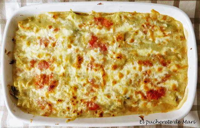 CANELONES DE POLLO