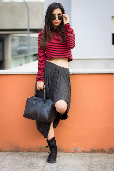 Rock My Stripes Crop Top