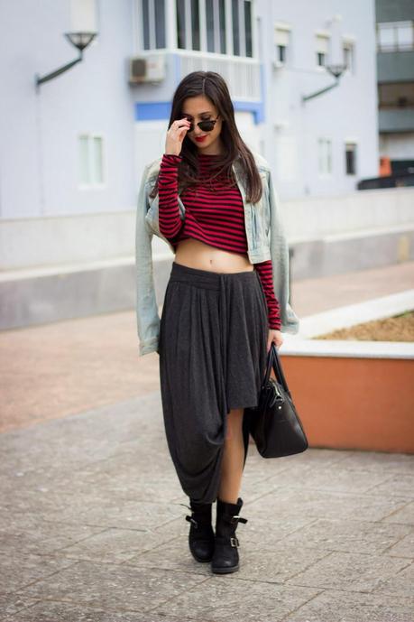Rock My Stripes Crop Top