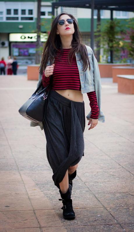 Rock My Stripes Crop Top