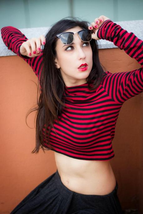 Rock My Stripes Crop Top