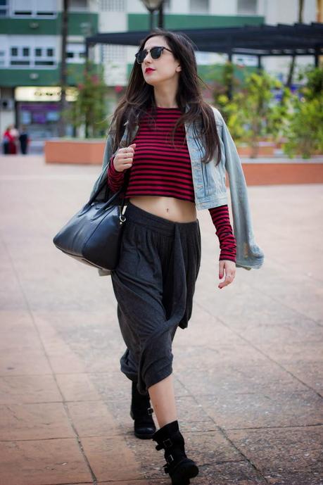 Rock My Stripes Crop Top