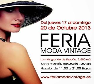 Feria de la Moda Vintage, Chamartín Octubre 2013