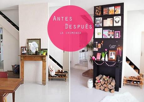 Antes&despu;és: chimenea lowcost!