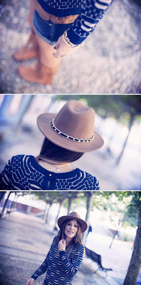 street style barbara crespo navy knitwear eleven paris outfit