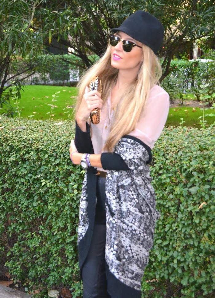 Leather pants & Lovely hat