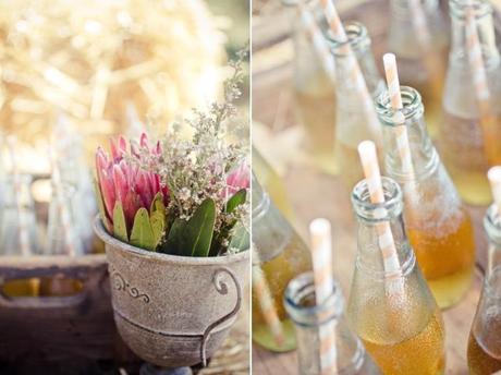 Una mesa dulce muy rustica y de temporada