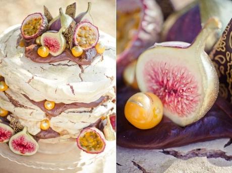 Una mesa dulce muy rustica y de temporada