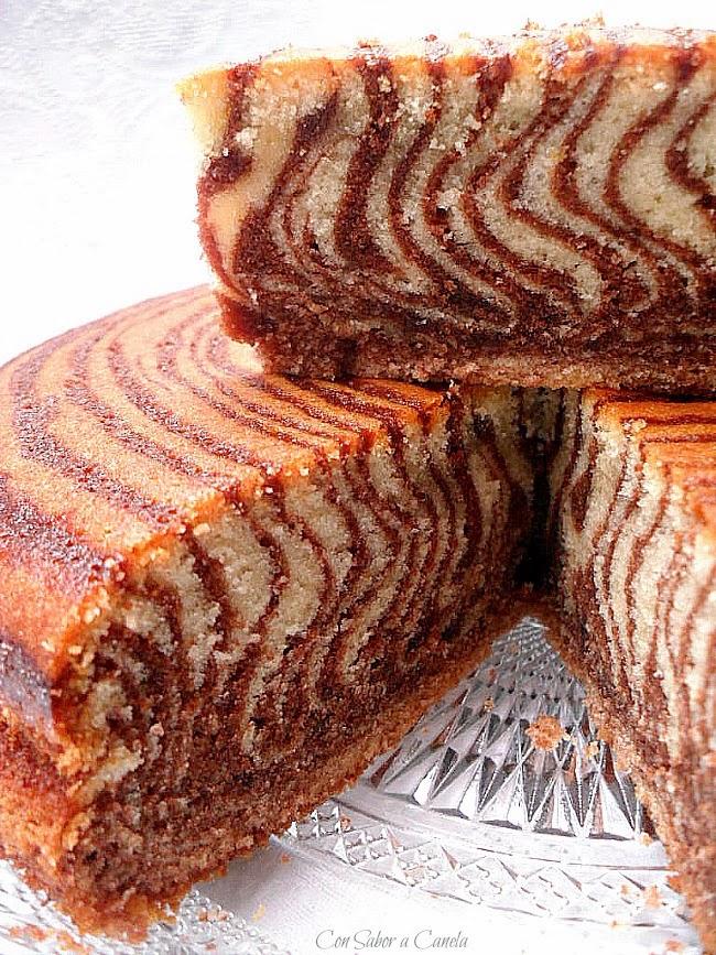 Bizcocho cebra ( zebra cake )