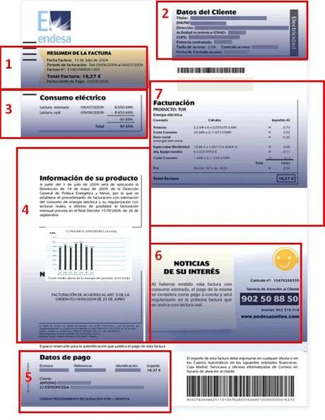 ¿QUÉ PONE AHÍ? EL RECIBO DE LA LUZ recibo-luz