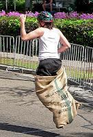 Carrera de sacos carrera de sacos