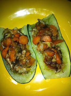 Cocina macrobiótica: Calabacines rellenos