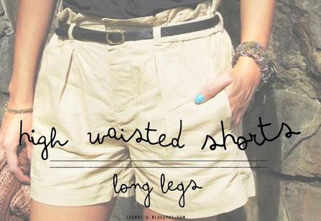 Shorts a la cintura… piernas más largas!!
