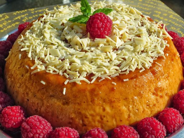 Flan de chocolate blanco olla Gm