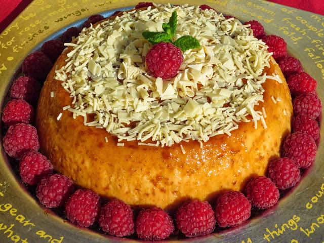 Flan de chocolate blanco olla Gm