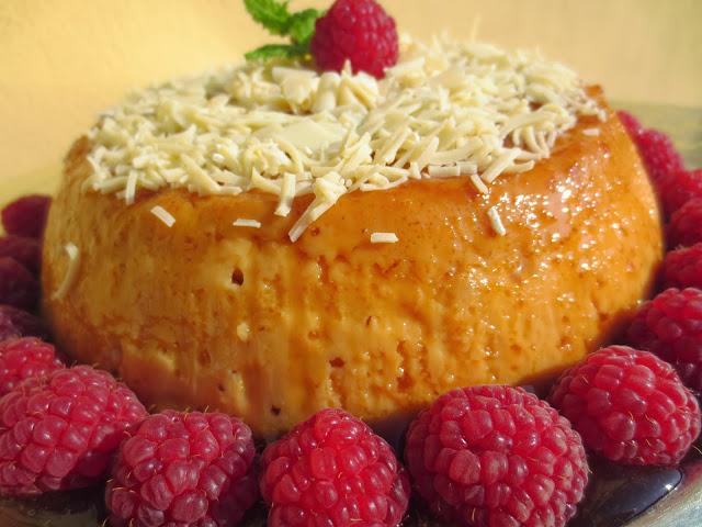 Flan de chocolate blanco olla Gm