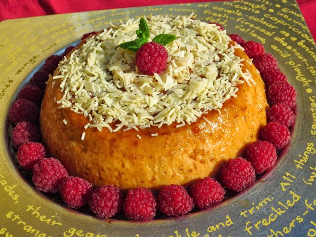 Flan de chocolate blanco olla Gm