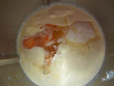 Flan de chocolate blanco olla Gm