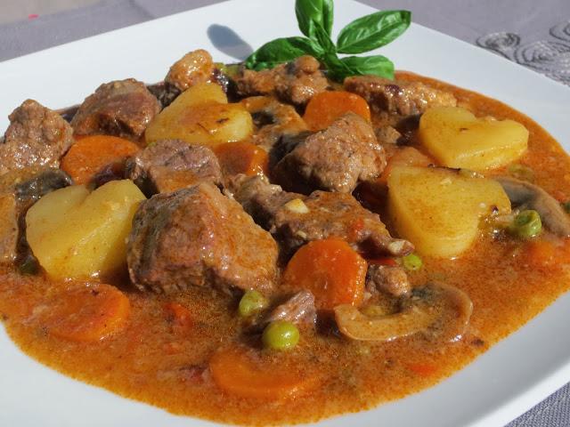 Ternera a la jardinera olla GM