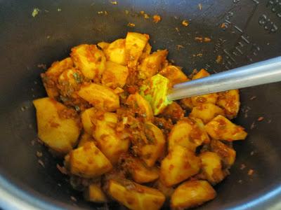 Patatas guisadas en olla GM