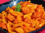 Macarrones tomate chorizo olla