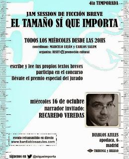 Jam session de Ficción Breve en Diablos Azules