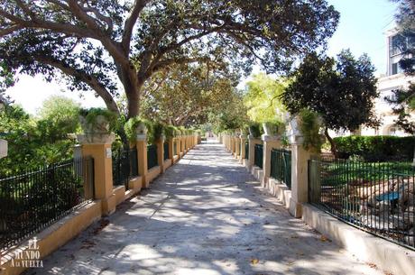 Entrada al jardín botánico 