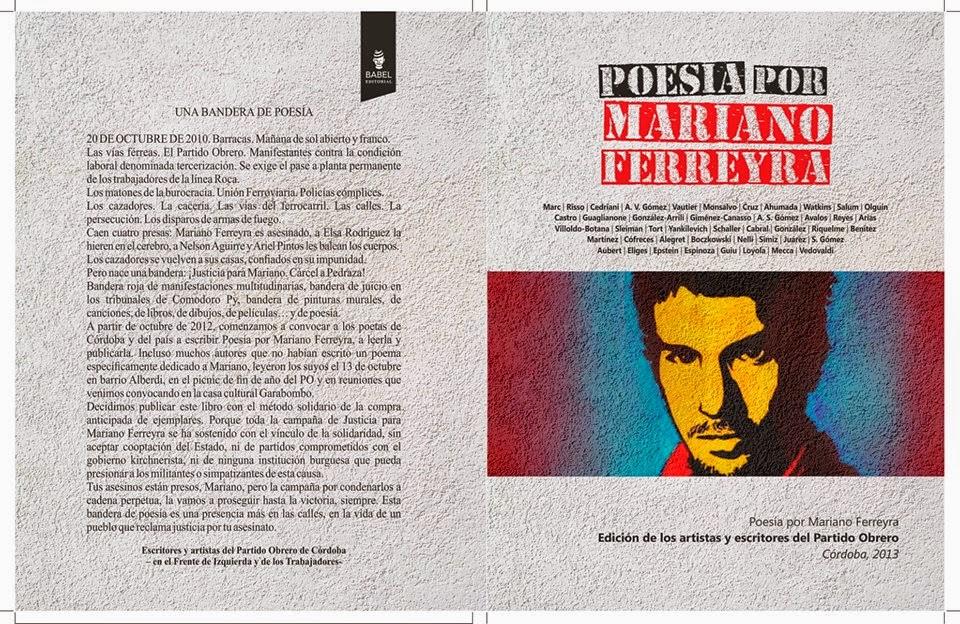Jueves 17/10: Presentación del libro POESÍA POR MARIANO FERREYRA‏
