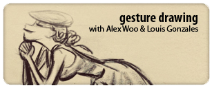 Gesture Drawing with Alex Woo and Louis Gonzales